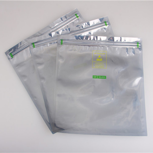 Silver Security Anti Static ESD Shielding Bags ROHS Certified