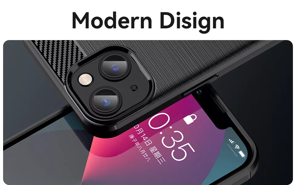 Thin Carbon Fiber Tpu Silicone Cell Phone Cover For Iphone 13 14 Pro Max Smart Mobile Phones Case Sports Design Style