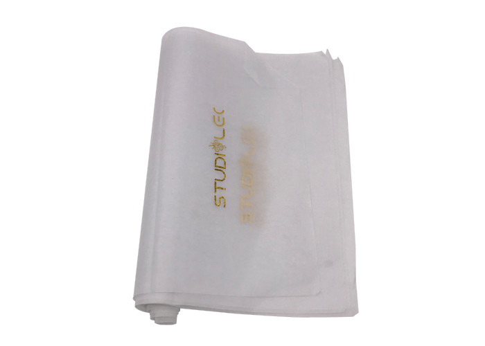 Luxury Custom Wrapping Paper Rolls Marked Gold Logo Cloth Tissue Paper