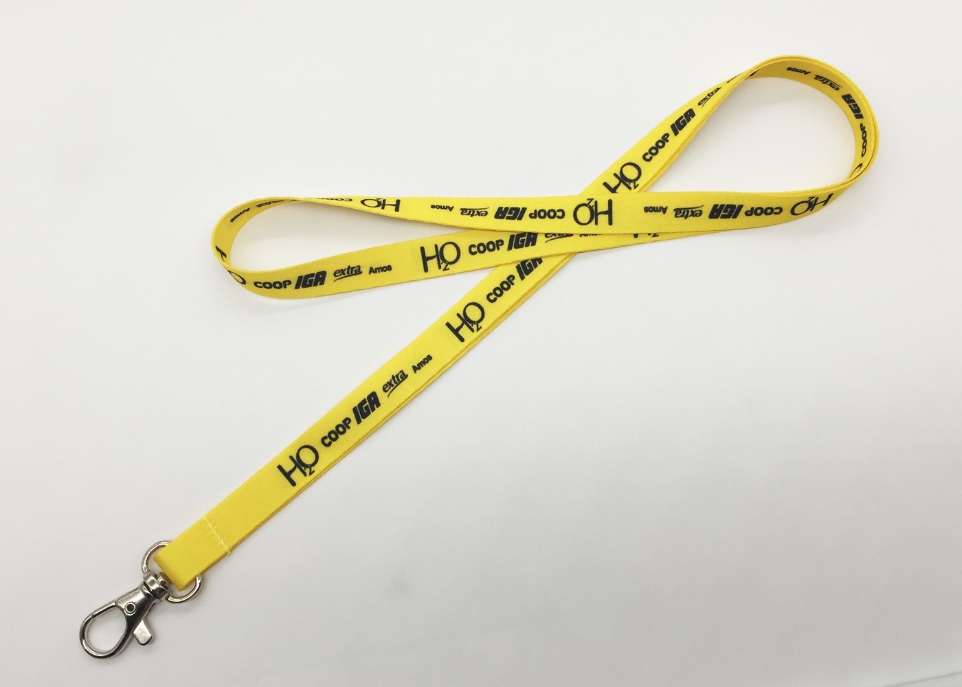 Flamboyant ECO-Friendly Lanyard with logo heat transfer for exhibiton