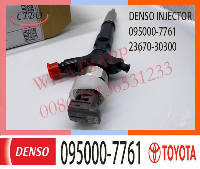 Diesel Common Rail Fuel Injector 23670-30300 095000-7761 For Toyota Hilux 2KD-FTV