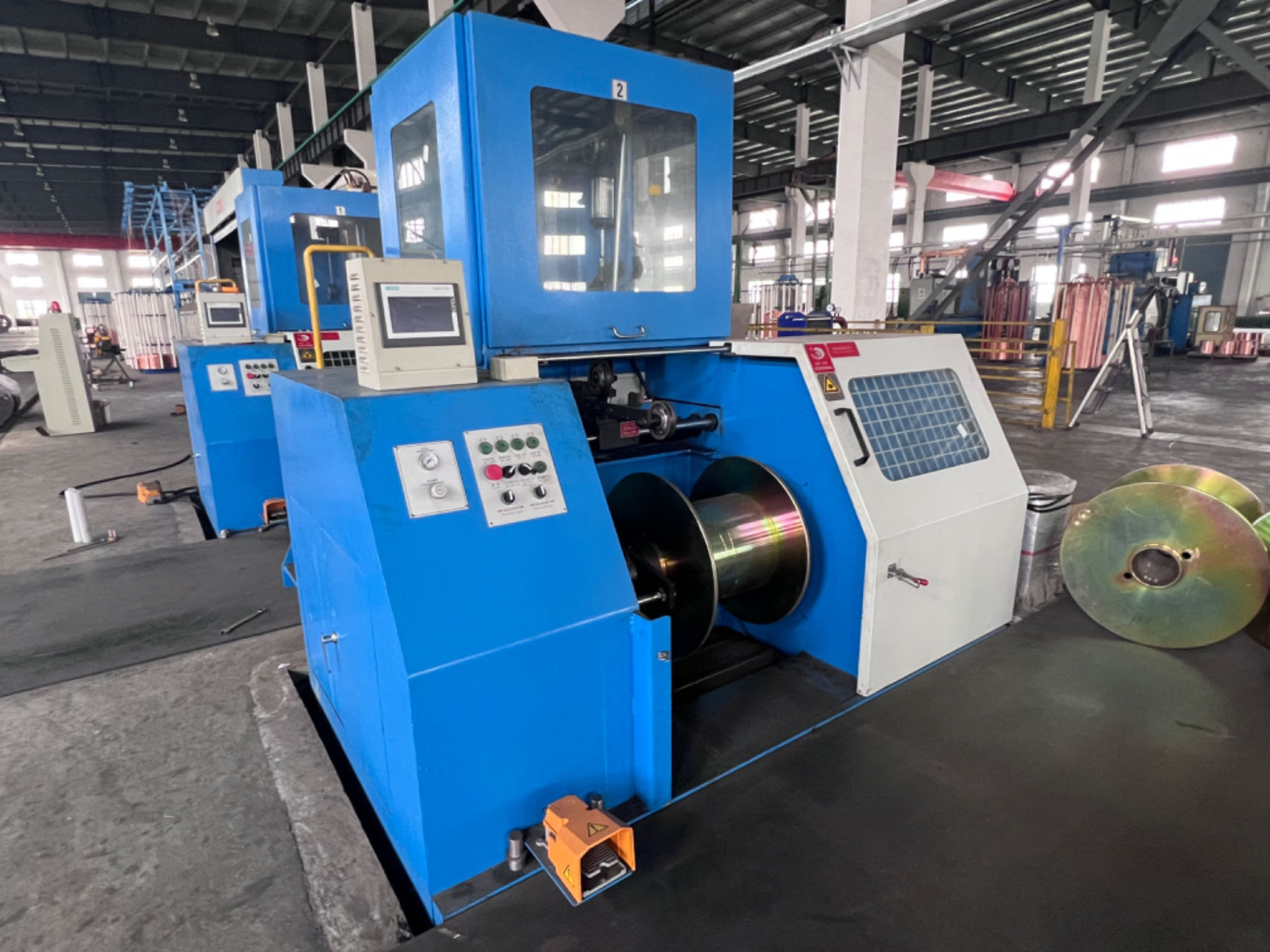 Φ630mm Double Twist Bunching Machine Wire Manufacturing Copper Clad Aluminum Wire