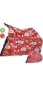 2 PCS All Red Pattern Bike Bag