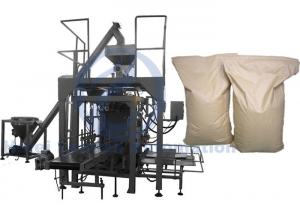 Buy cheap 10kg To 25kg Powder Packing Machine For Chloro Sulfonic Acid / Sodium Sulphate / Sodium Bisulfite product