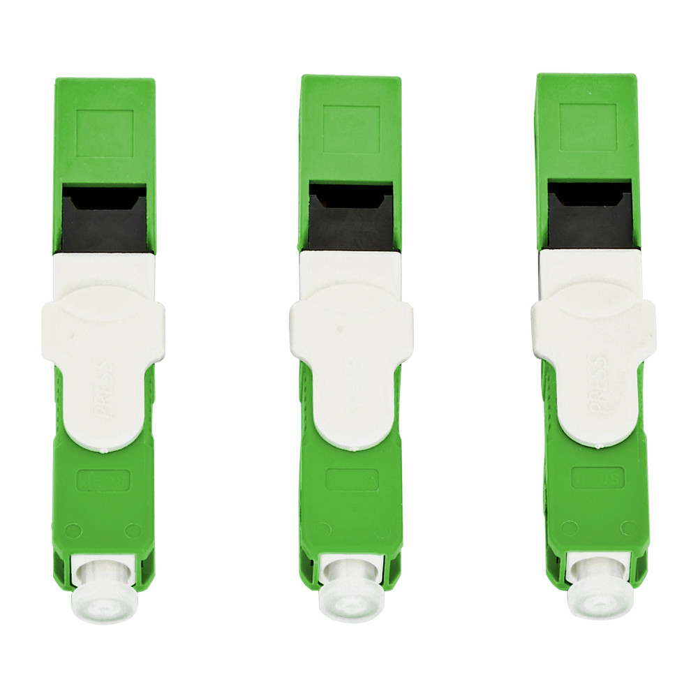 ROHS SC APC Fiber Optic Fast Connector Apply For FTTH