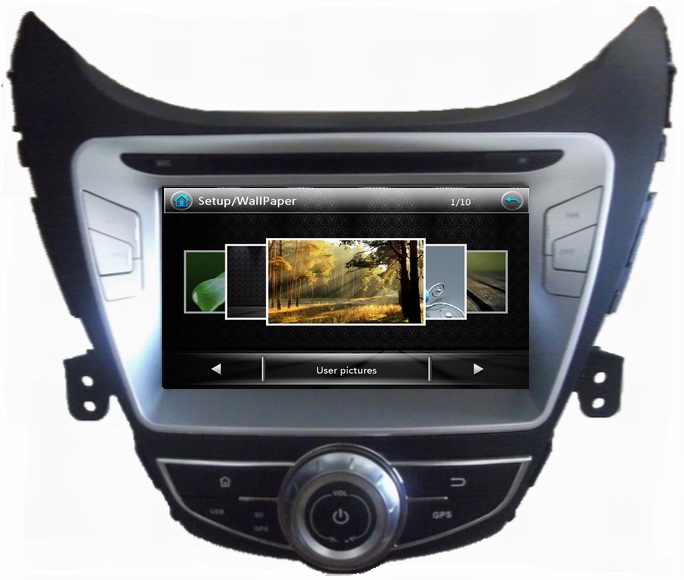 Ouchuangbo GPS Navi Radio DVD Player for Hyundai Elantra 2014 USB iPod OCB-8058A