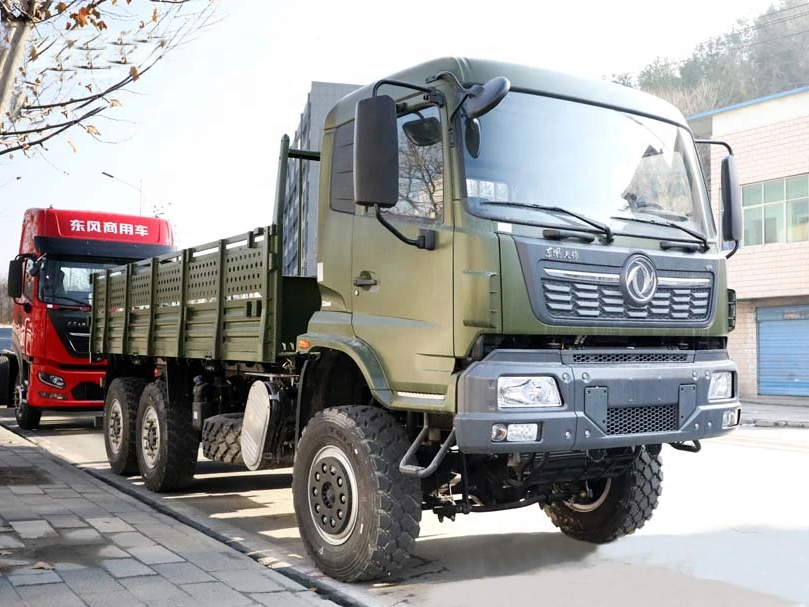 Dongfeng 320HP Euro6 Cargo Truck 6x6 Chassis All Wheel Drive 6 Wheels Diesel 6X6 Truck