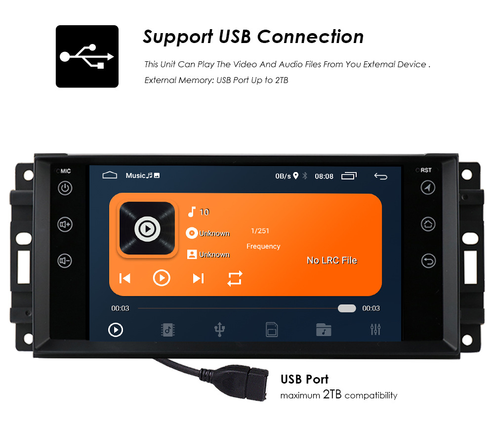 Universal Year Car Stereo 2 Din 7 Inch Carplay Car Radio Touch Screen Android Navigation Double Din Car Dvd Player