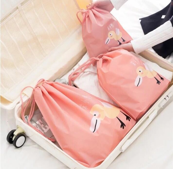 Outdoor Use 210D Sample Shoe Polyester Drawstring Bag,fashionable pattern printing polyester foldable shopping bag PACK