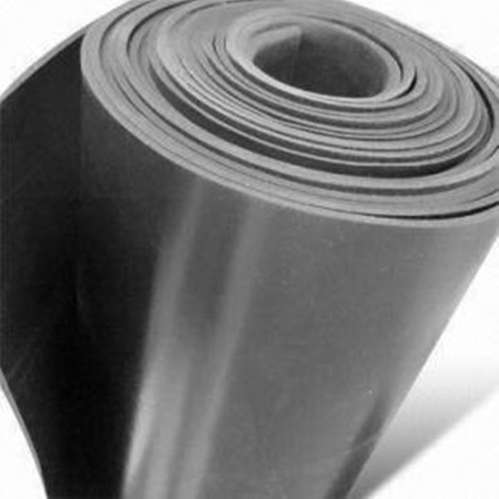 2MPa Black Color Silicone Rubber Sheet / SBR Rubber Sheet Industrial Grade