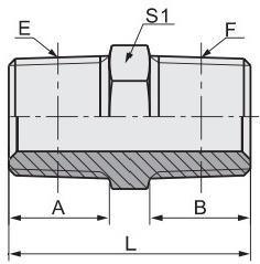 Factory Sales OEM/ODM Hydraulic Fittings BSPT Male Thread 1t