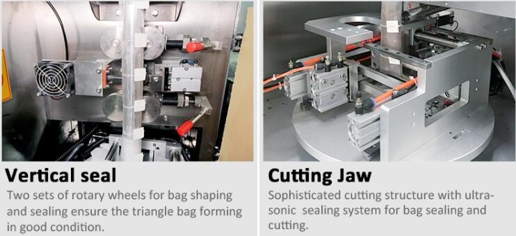 200mm Automatic Small Tea Bag Packing Machine 500ml For Food