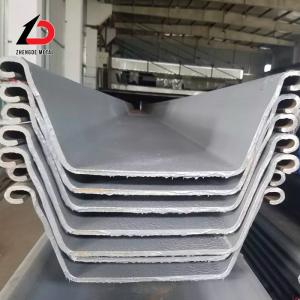China Sy290 U Type Hot Rolled Steel Sheet Piles For Retaining Wall on sale