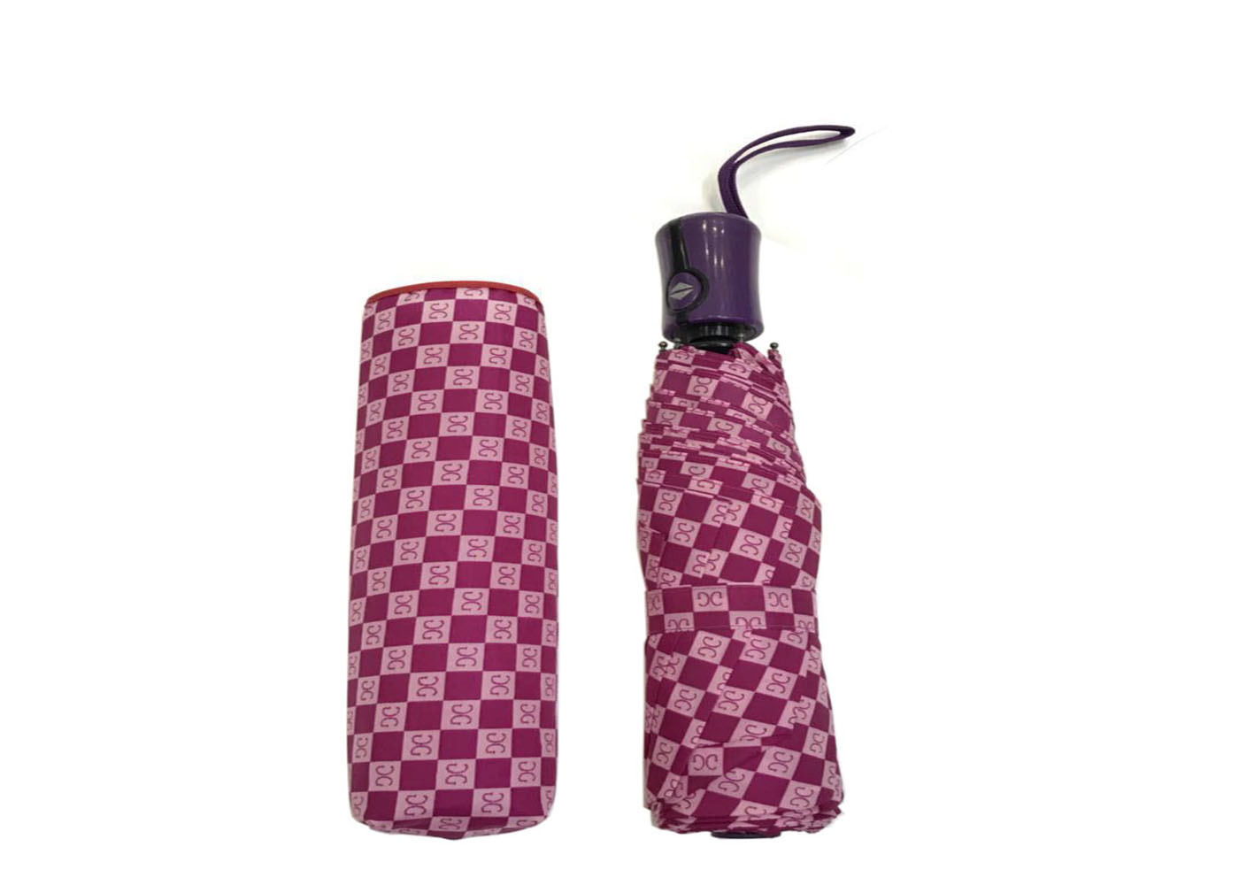 Fiberglass Pongee Foldable Umbrella Reverse Inverted Firm Grip Wind Resistant