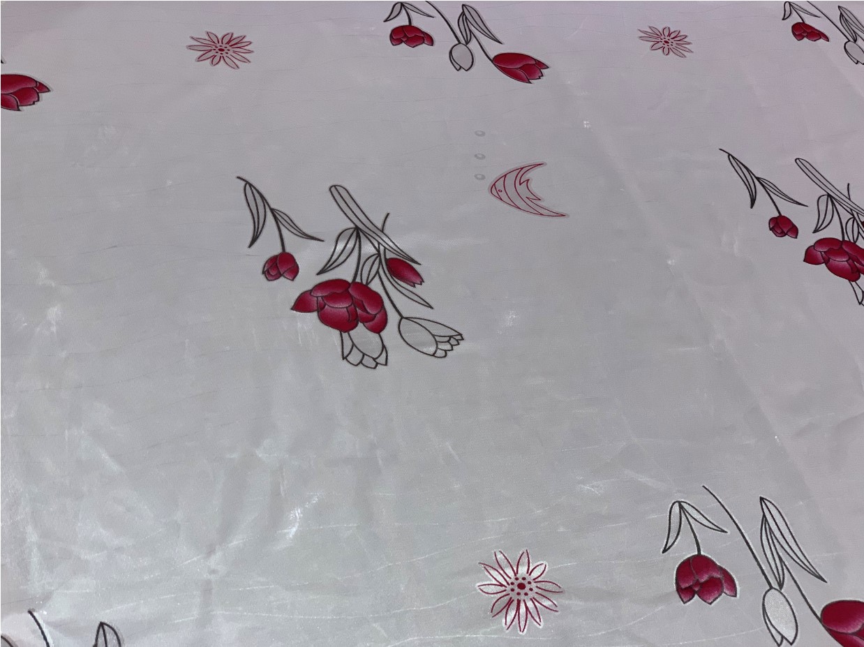 Anti Moisture Knitted 100g/M2 Mattress Quilting Fabric With Tulip Pattern