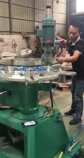 Manual Glass Irregular Edging Polishing Machine
