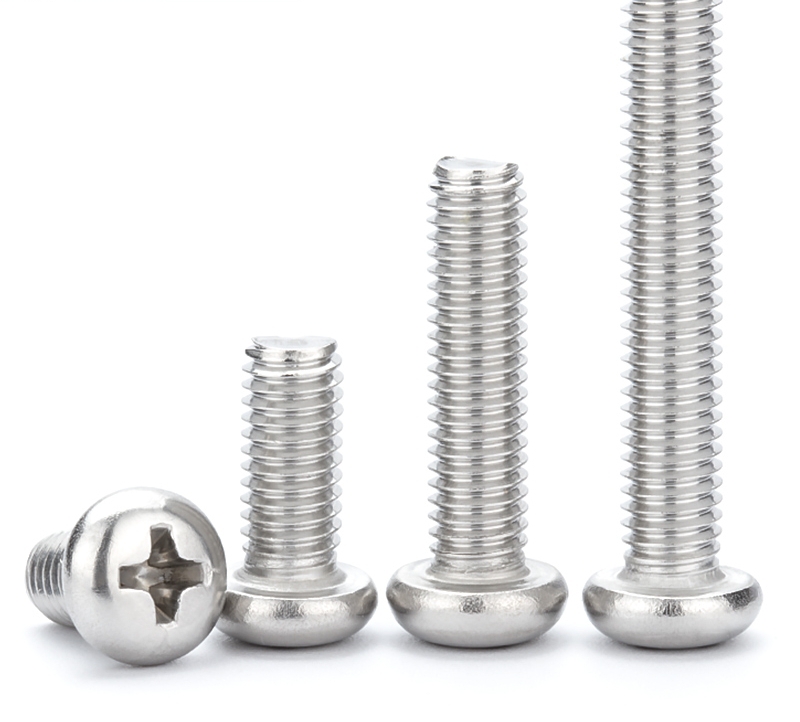 5mm Stainless Steel Pan Head Screws GB818 DIN7982 OEM Available
