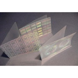 Custom Shapes ID Die Cut Transparent Hologram Stickers , Tamper Proof Hologram Stickers