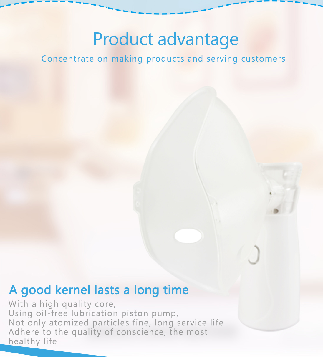 Low Noise Easy Use Wholesale Portable Ultrasonic Mesh Nebulizer