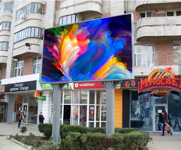 5500 nit Outdoor LED Advertising Display , P6 LED Wall Screen Display Outdoor