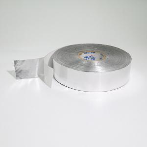 China Acrylic Heat Resistant Self Adhesive Aluminium Foil Tape 25M Length Silver Color on sale