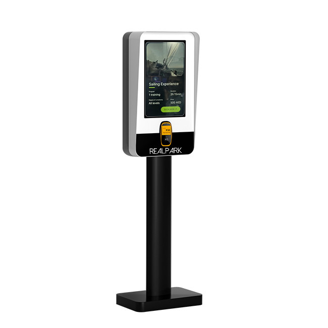 QuickExit LPR Parking Payment Kiosk 21.5 Inch LCD Parking Kiosk Machine