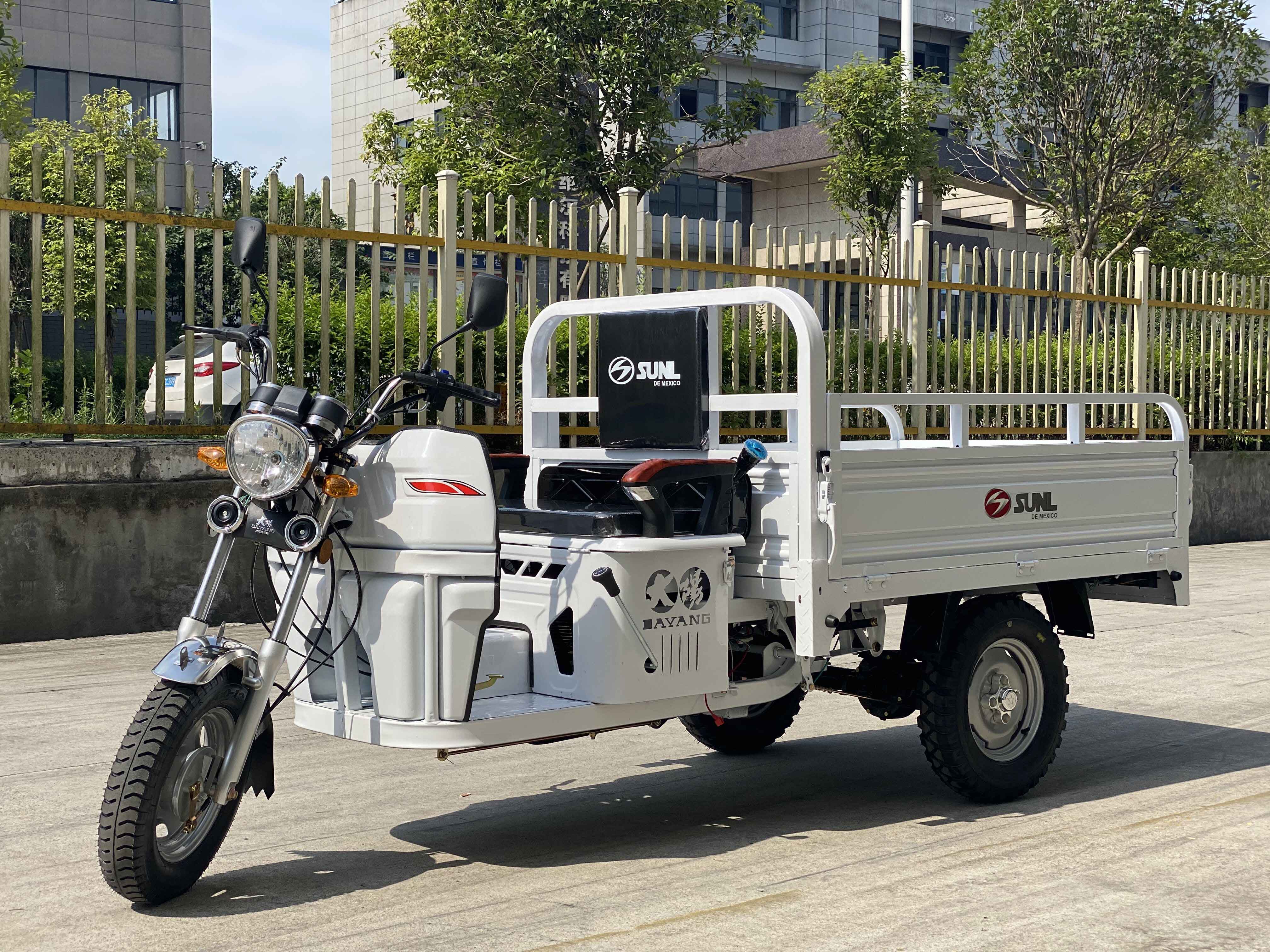 Motorized 150cc Classical Light Loading Truck Cargo Tricycle with 4.0 Inch Wheels
