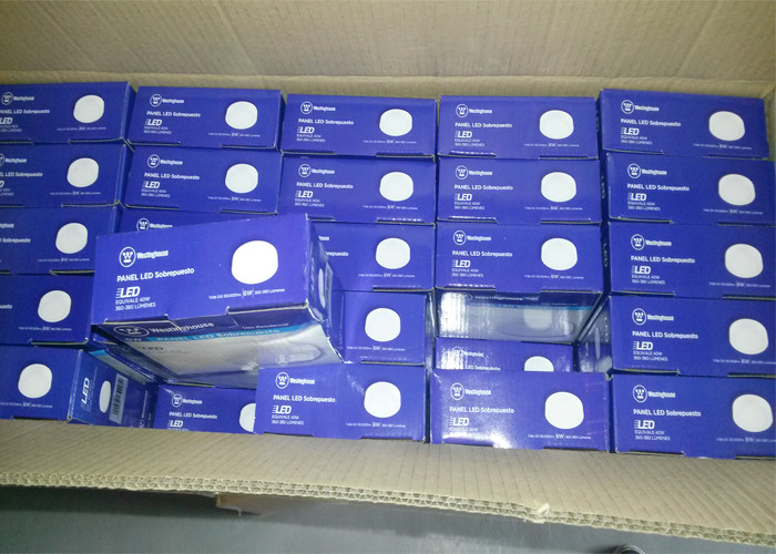 High brightness Round / Square Surface Mounted LED Panel Light 24W 2000LM 4000K CRI80