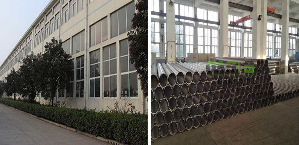 High Efficiency Gravel Pack Screen , 2 Layers Perforated Well Sand Screen