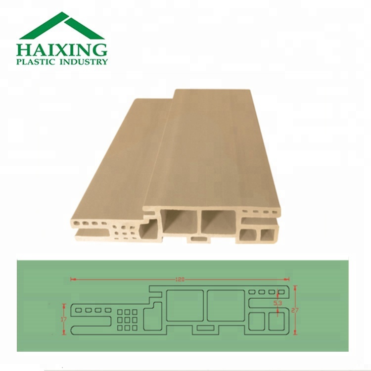 Customized Plastic Windows and Doors Frame PVC/WPC Door Profiles with Modern Design