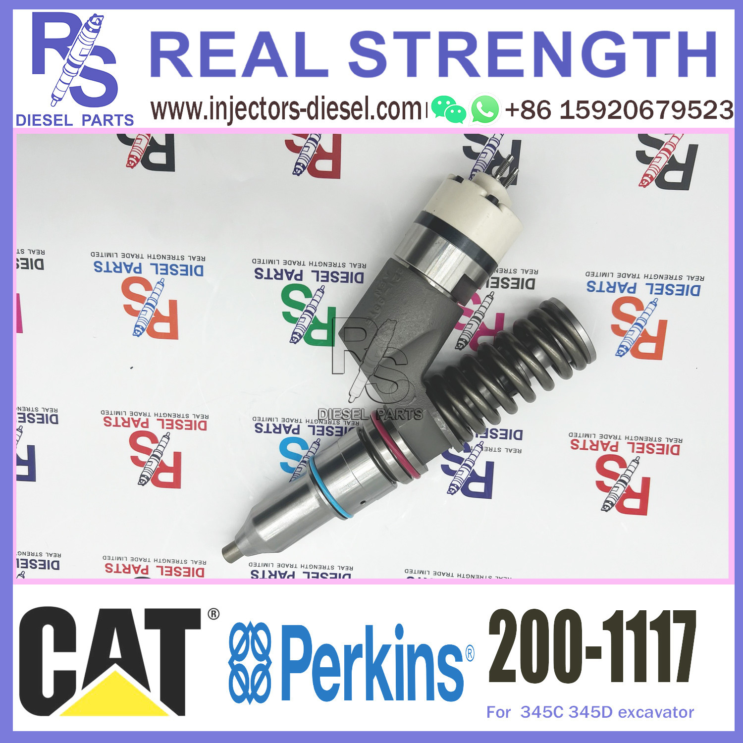 C15 Diesel Injector Assembly Injector 200-1117 253-0615 176-1144 191-3005 211-3028