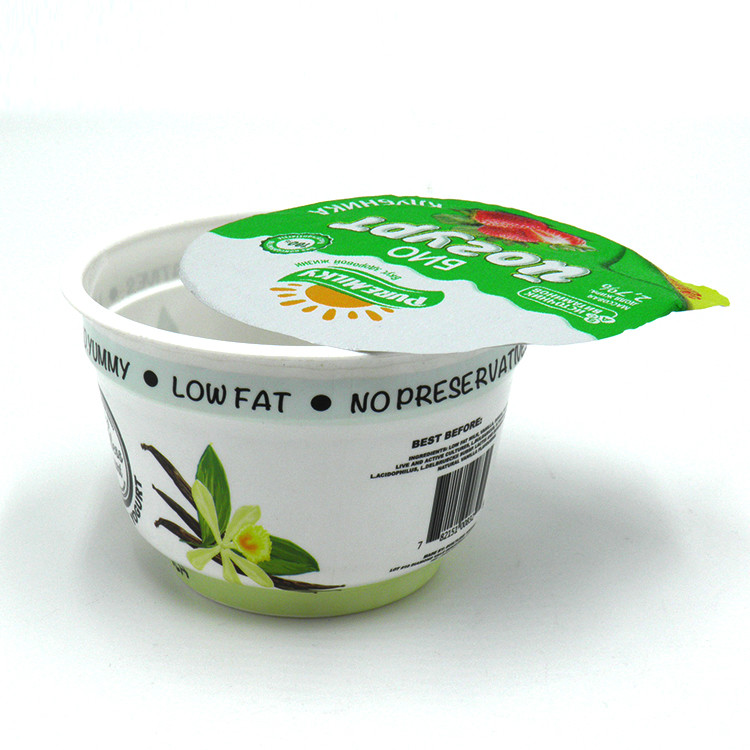 200ml 7oz disposable yogurt cups yogurt container with aluminum foil lids