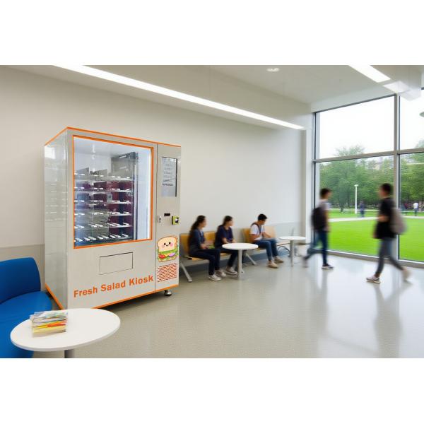 Daily Restocking And Maintenance Smart Vending Kiosk On-Demand With Touch Screen