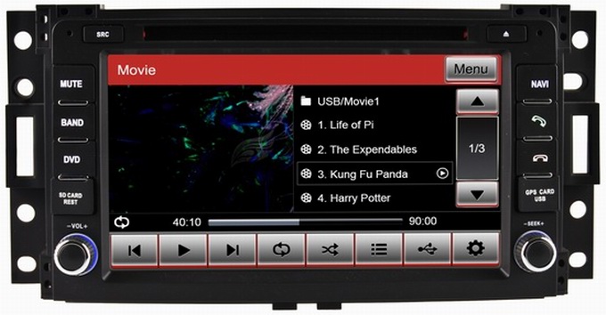Auto gps systems CD player for Hummer H3 2006-2009 support rear view camera RDS iPod OCB-8724