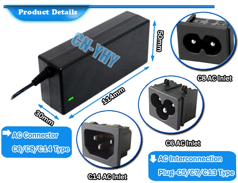 13V 6A Dc Ac Power Supply Adapter 78 Watts With Multiple Protection