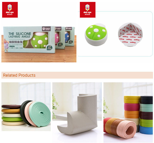 Silicone Baby Safety Table Products Ladybug Shape Corner Guards Baby Safety Corner Guards