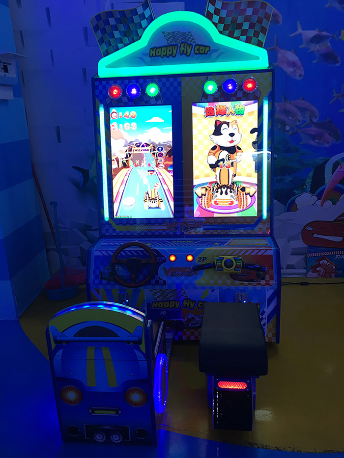 3d Video Car Racing Arcade Games / Coin Operated Amusement Machines