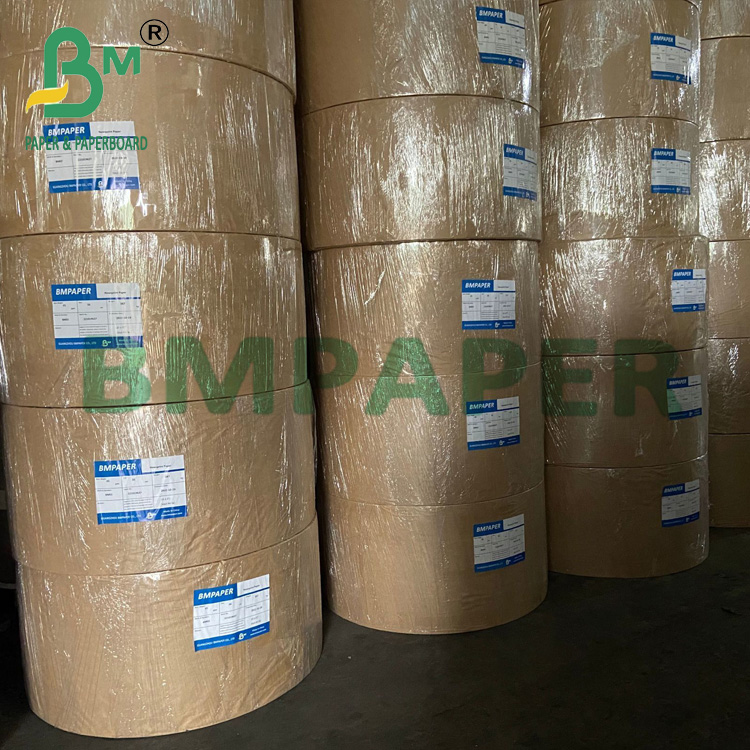 210gsm Uncoated Thermal Synthetic Paper Good Ink Absorption Effect Wood Pulp Cardboard