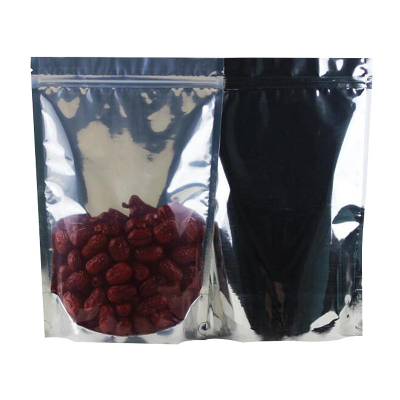 Customized Color Foil Stand Up Pouch resealable Snacks Packaging Bag
