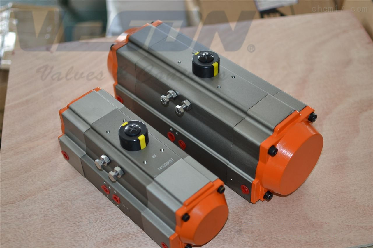 Compressed Air Pneumatic Rotary Actuator / Quarter Turn Pneumatic Actuator