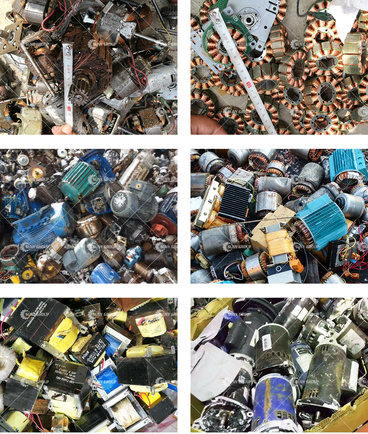 Scrap Electric Motor Stator Recycling Dismantling Machine with Gear Core Components