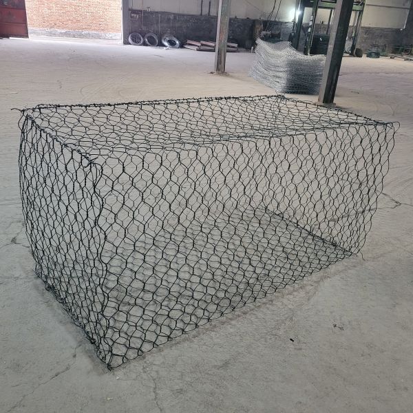 Gabion Wall, Galfan Coated Hexagonal Gabion Mattress, 3x2x0.3m, Wire 2.2mm, Mesh 60x80mm, for Retaining Wall & Erosion Control