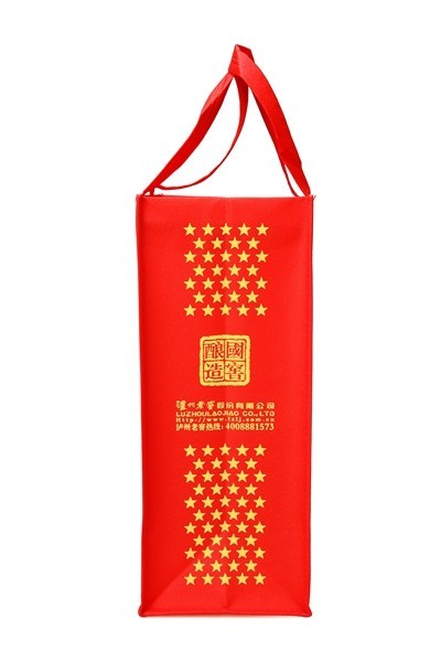 Competitive price promotional custom logo printing non woven bag with a sturdy handle