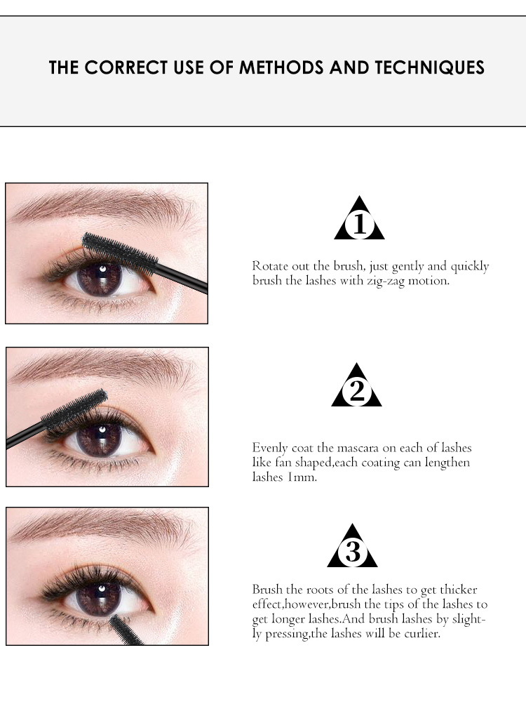 Diamond Eye Lash Mascara 4d Fiber Waterproof Rimel Maskara Eyelash Makeup Cosmetic Curling Lengthening Cilios Maquiagem
