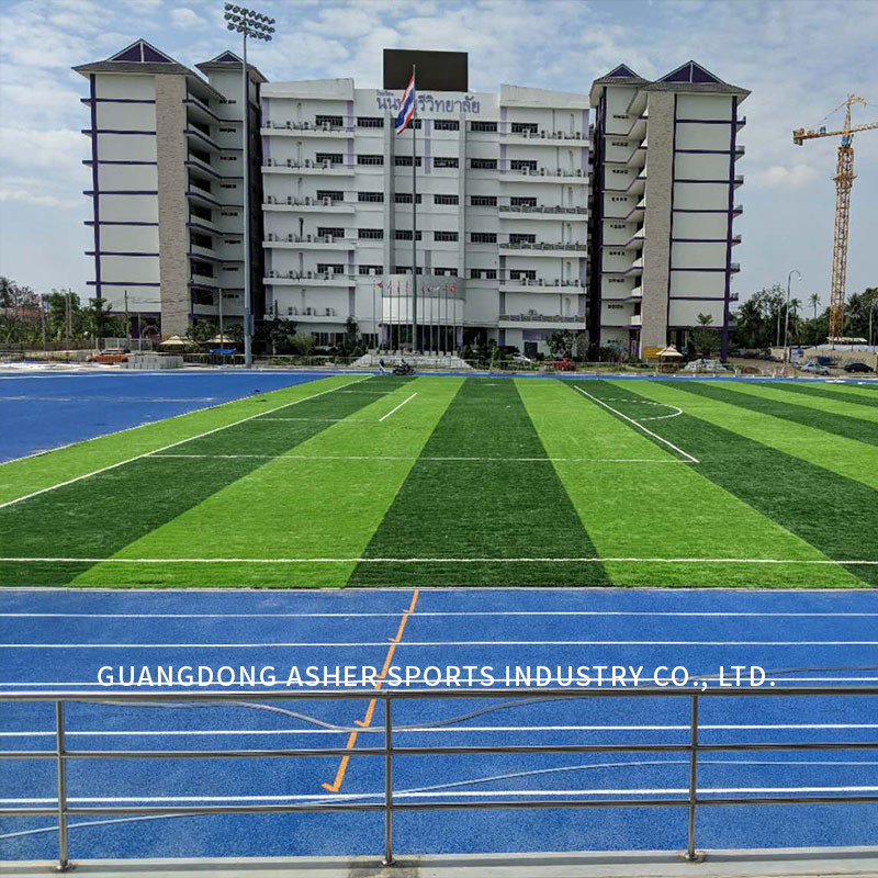 Synthetic Artificial Football Pitches New Polyethylene 50mm Height