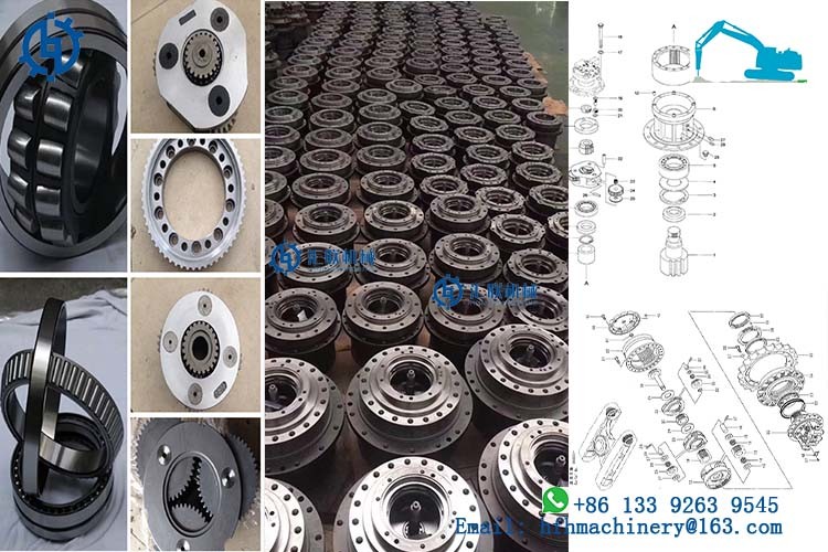 JS200 Excavator Gear Bearing JCB Excavator Parts Small Planetary Gearbox