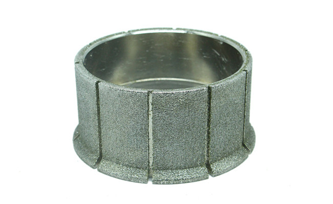 Silver Dry Edge Electroplated Diamond Grinder Wheel ODM Logo