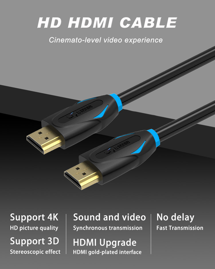 Gold Plated 2m 4k Hdmi Cable For PS4 LCD Projector TV PC Laptop Computer