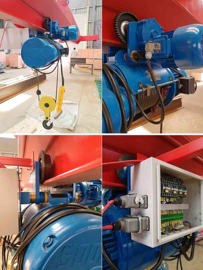 5 Ton To 10 Ton Overhead Crane Machine Electric Single Beam Overhead Bridge Cranes