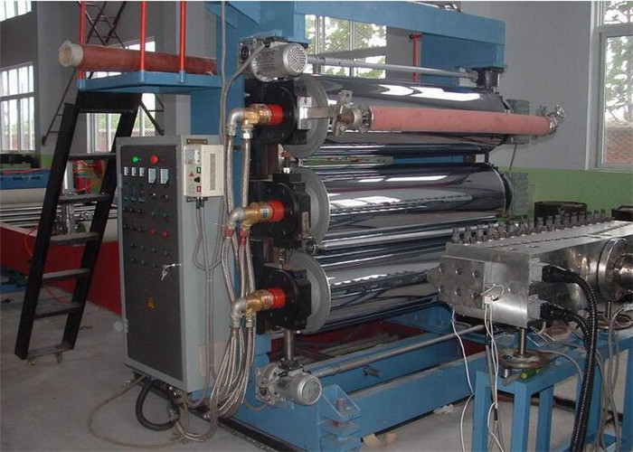 Advanced Technology Plastic Sheet Extrusion Line , PE Single Screw Extruder Machine
